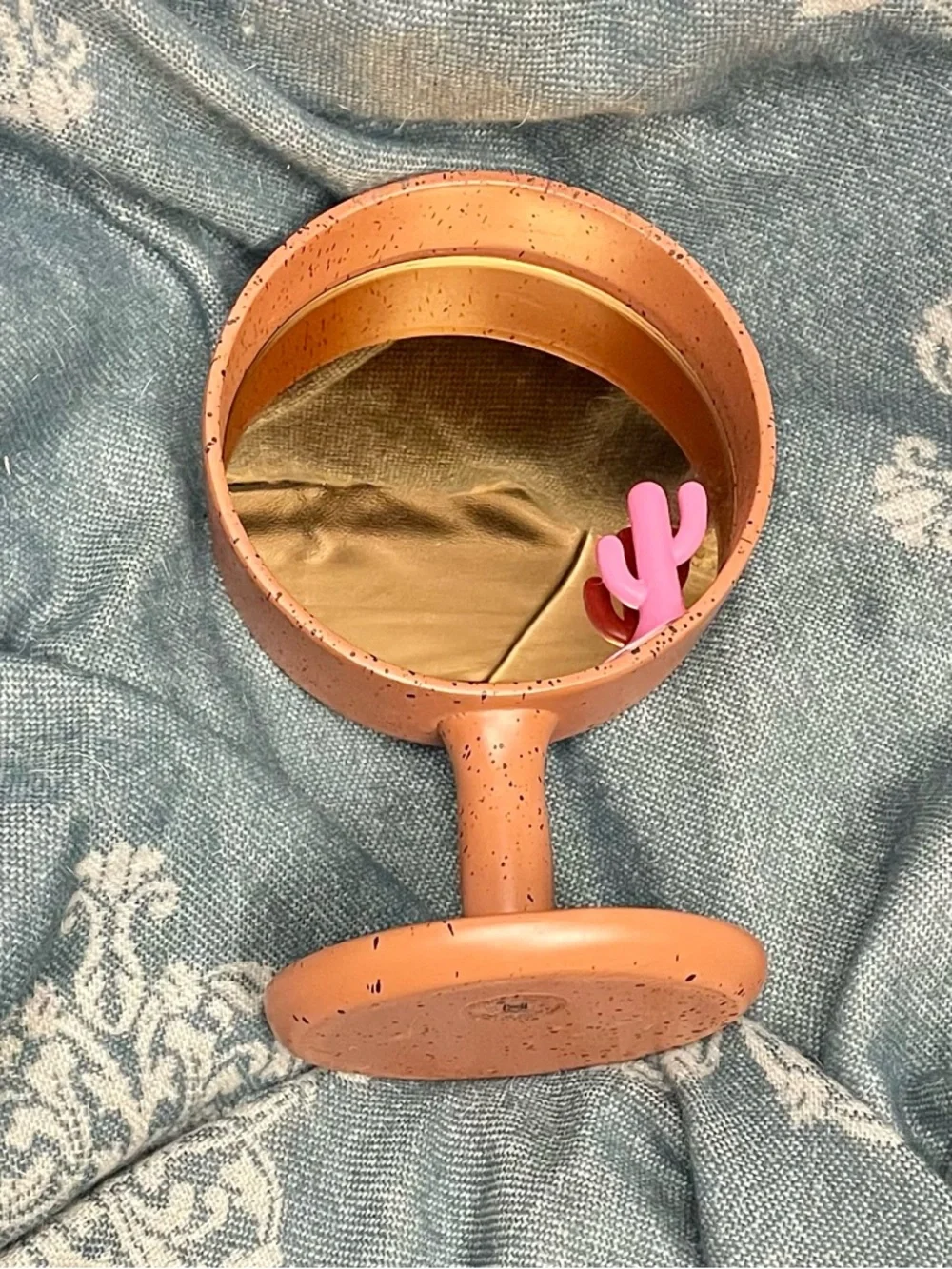 Urban Outfitters EUC Desert Table Top Mirror and Jewelry Stand